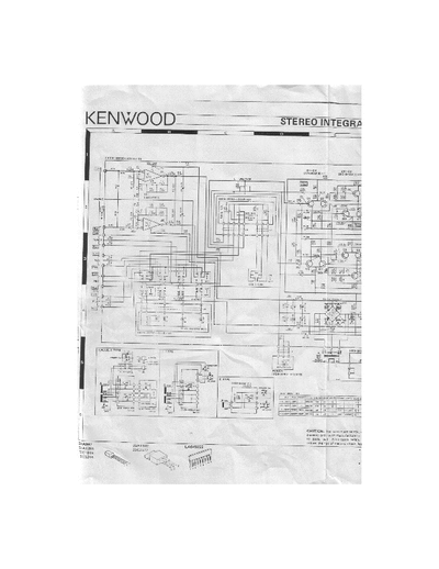 Kenwood KA-32/b Integrated amplifier schematic